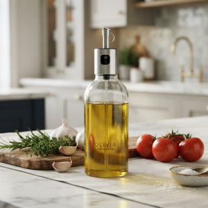 2-in-1 Olive Oil Sprayer & Dispenser Bottle for healthy cooking