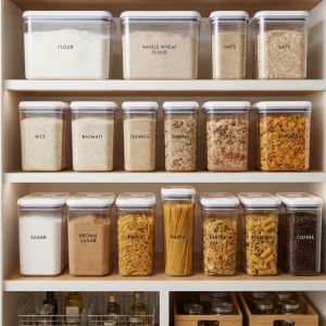 Multi-Functional Food Storage & Kitchen Organization airtight pantry containers